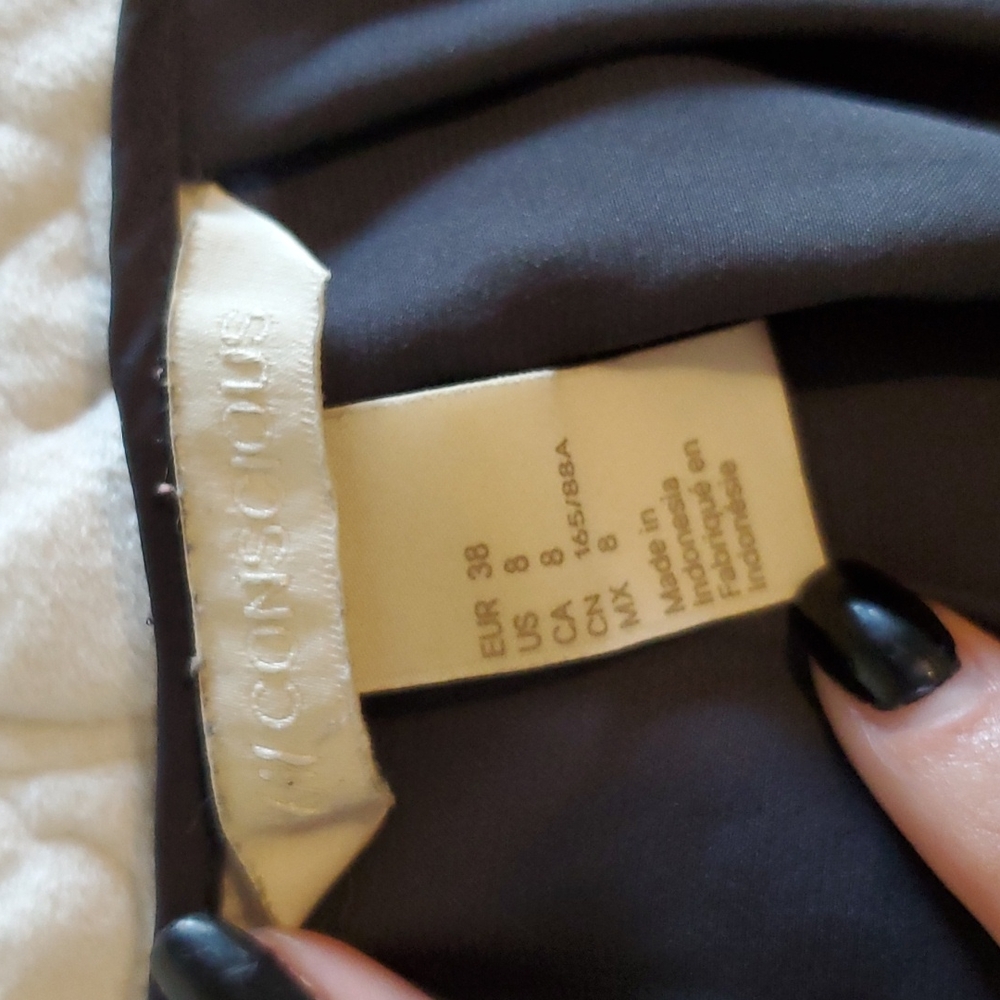 H&M navy SZ8 blouse - Picture 5 of 5